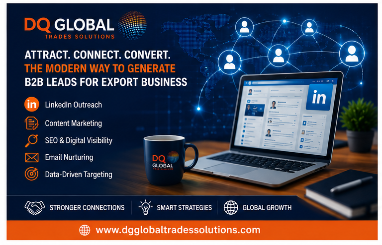 SEO, LinkedIn, Account-based, Content marketing for exporters